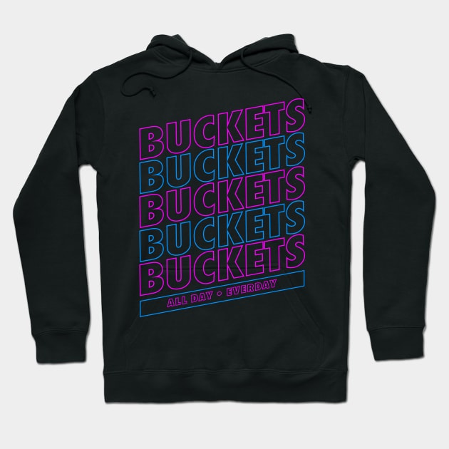 Buckets on Buckets on Buckets Hoodie by CR8ART